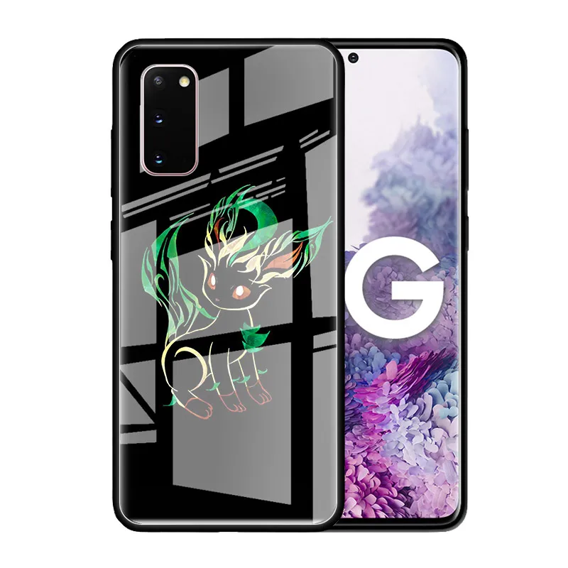 Tempered Glass Case For Samsung Galaxy S20 Ultra S10 5G S10e S8 S9 Plus Note 8 9 10 Lite Phone Cover Cute Cartoon Black Tail Tempered Glass Case For Samsung Galaxy S20 Ultra S10 5G S10e S8 S9 Plus Note 8 9 10 Lite Phone Cover Cute Cartoon Black Tail