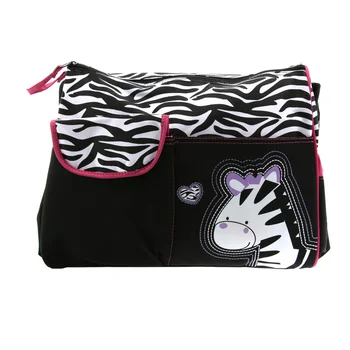 

Cute Giraffe Pattern Multi-function Large Capacity Baby Diaper Changing Pad Travel Mummy Bag Tote Handbag (Green)