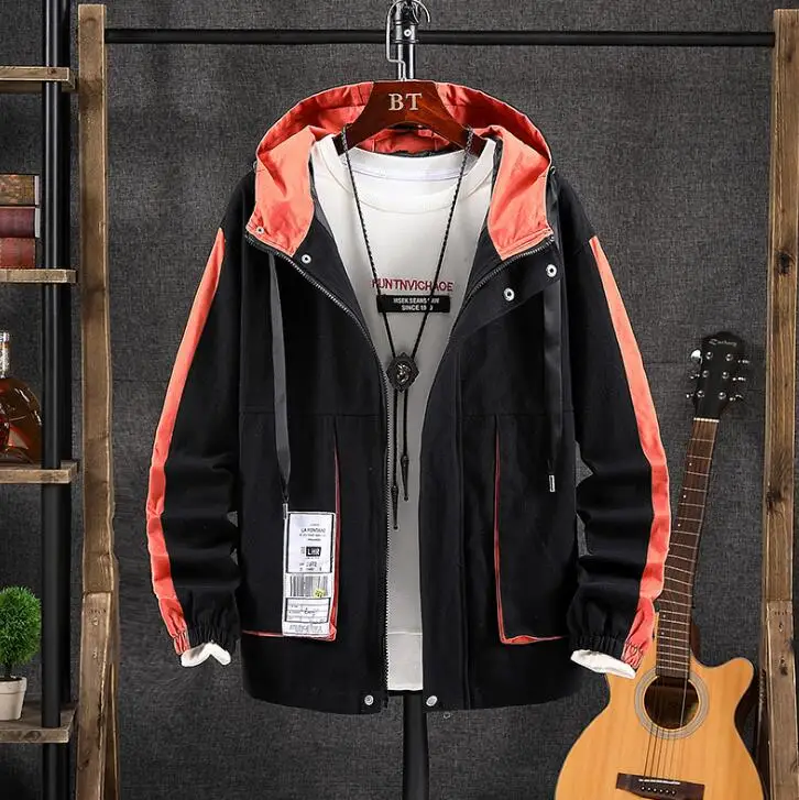 Yizlo куртка мужская chaquetas hombre veste homme jaqueta masculino Брендовые куртки для колледжа пальто размер США - Цвет: Оранжевый