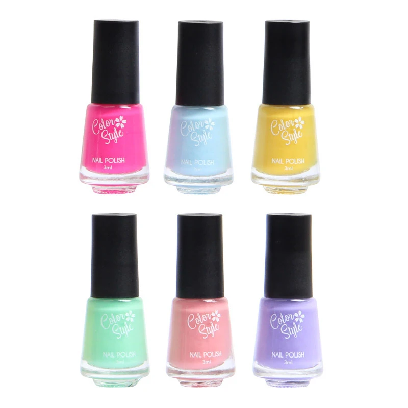6pcs Waterproof Mirror Nail Polish Long Lasting Quick-drying Glitter Nail Oil Nude Colors Liquid Art Manicure Care Tools 35D