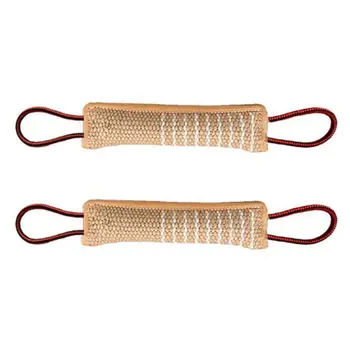 

2Pcs Strong Cotton Rope Handle Tough Chew Tug Dog Toys for Aggressive Chewers