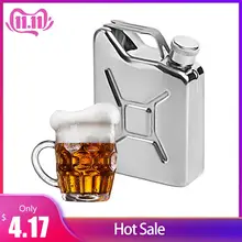 1 шт. фляга из нержавеющей стали 5 унций, фляжки для виски, вина, горшок из стали, металлические баночки для топлива, бензина для виски, бутылки для ликера# OW