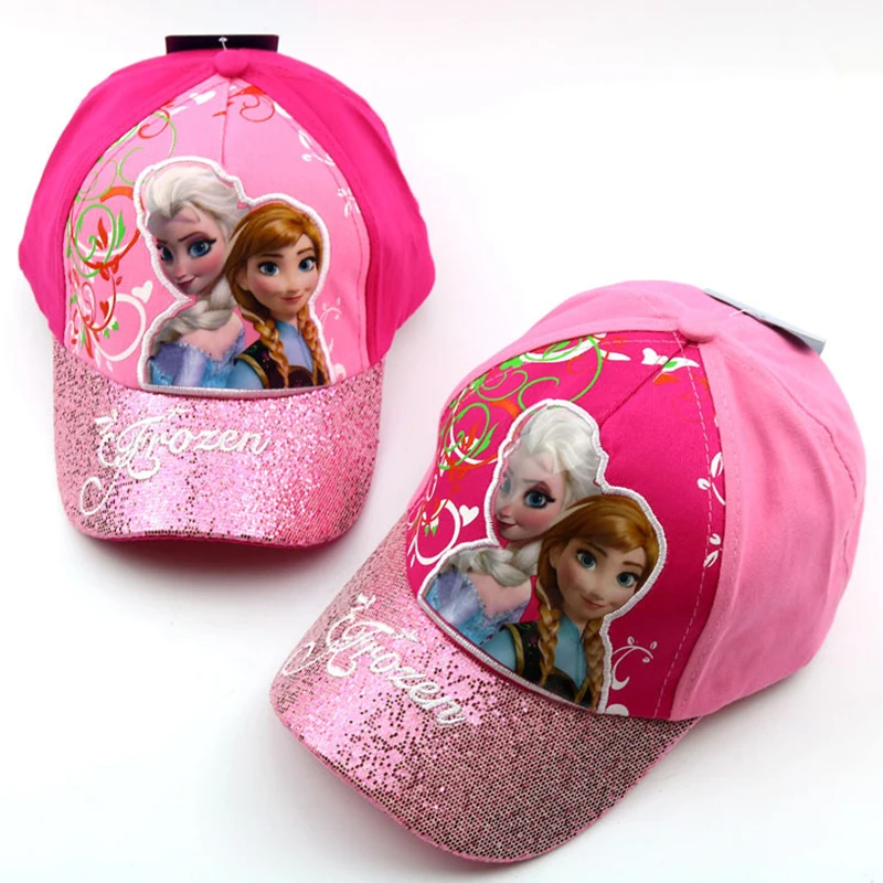

Детская Солнцезащитная шапка Disney, мультяшная принцесса, Анна, Эльза, аксессуары для одежды, детская шапка