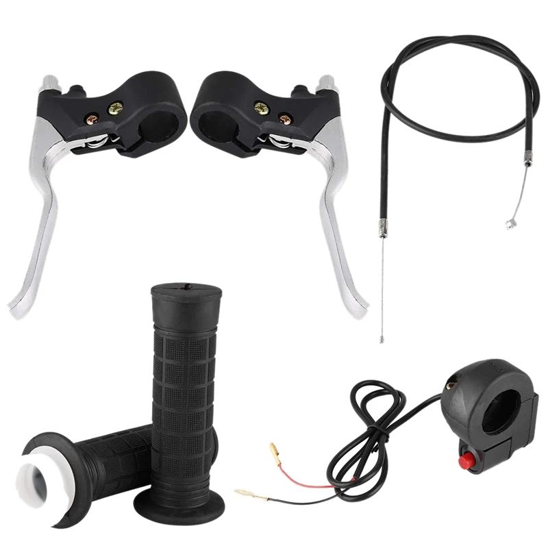 

Brake Lever Motorcycle Switch Handholds Kill on / Off Switch Gas Brake Lever Kit for Pocket Bike Mini Motorcycle