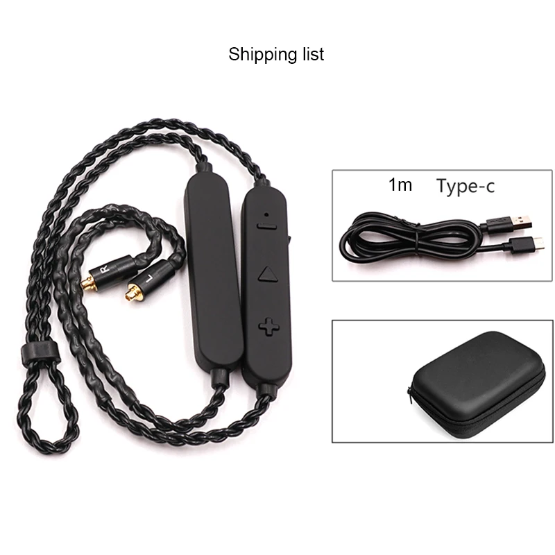  Lusya Lossless APTX-HD Bluetooth 5.0 Headset Upgrade Line for IE40PRO/IE80/IM70/SE535/n40/MMCX T106