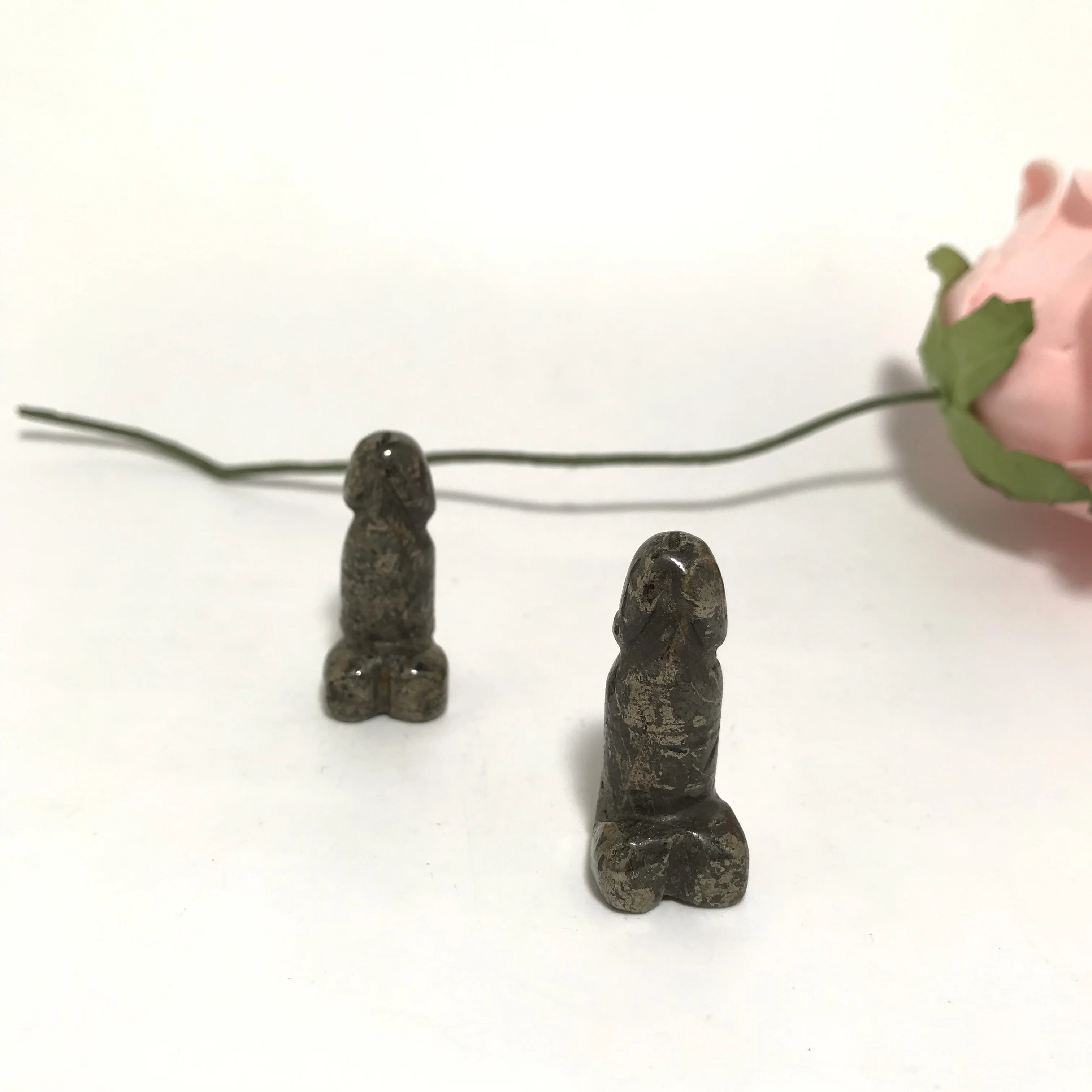 

High Quality Iron Pyrite Massage Wand Model Shape Stone Hand Crafted & Polished For Gift &Home Decor WT