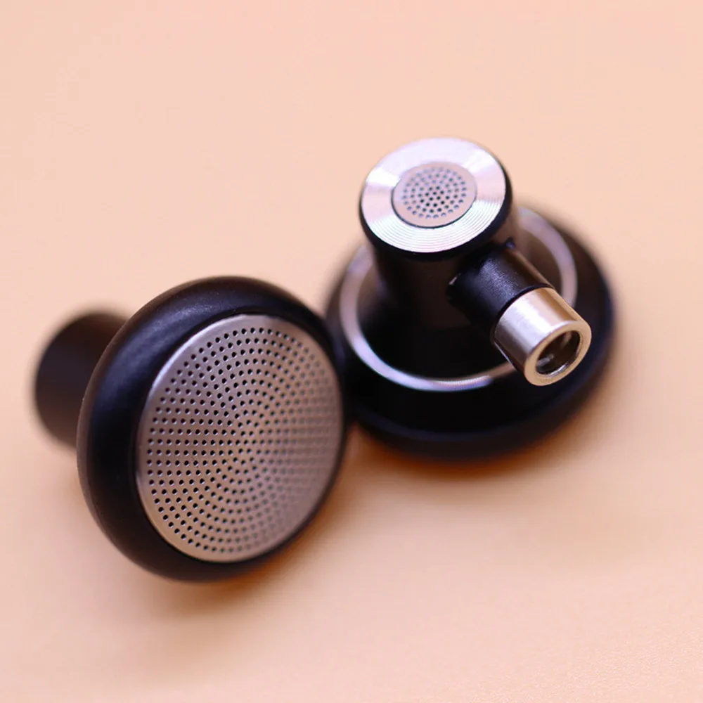 FENGRU Diy PT32 15,4 мм графен блок HiFi тяжелый бас звук наушники с плоской головкой наушники с интерфейсом MMCX(не включая кабель