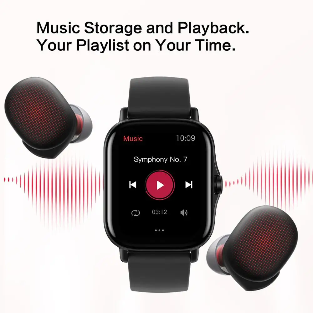  Amazfit GTS 2 ۷ι Ʈġ, 5ATM  AMOLED ÷, ˷  Ʈ ġ, ȵ̵ IOS ޴