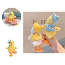 

Smooth Texture Decoration Vivid Appearance School Bag Pendant Duck Keyring Duck Bag Pendant for Car Decor