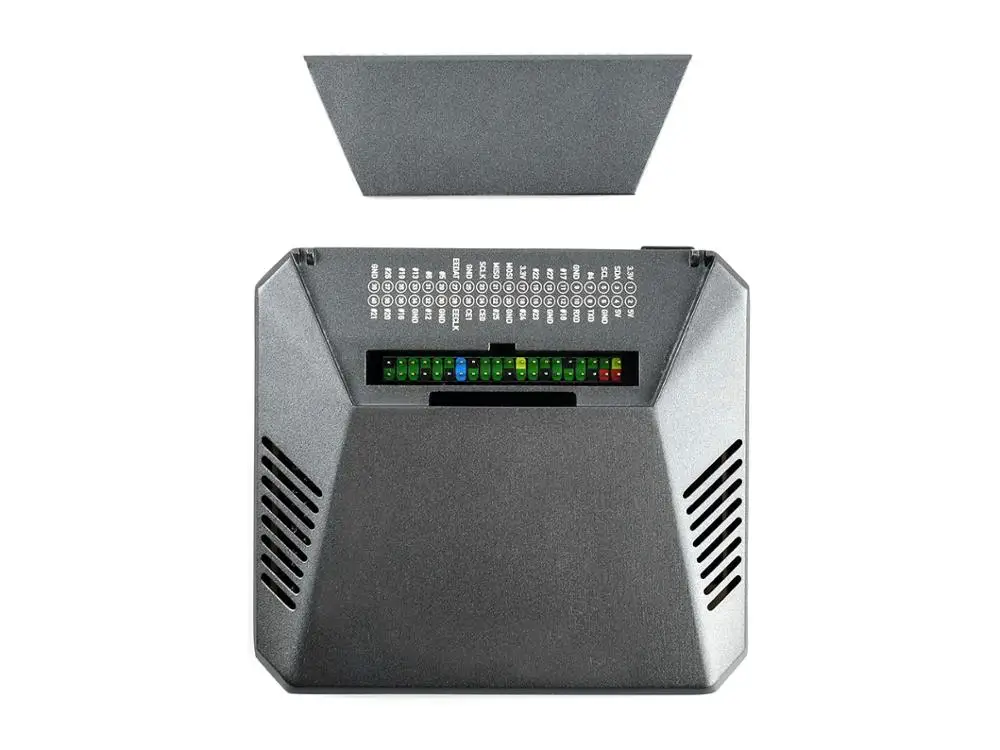 Waveshare Argon ONE: приличный Алюминиевый Чехол для Raspberry Pi 4, с безопасной кнопкой питания и двумя печатными платами, чтобы просто создать его