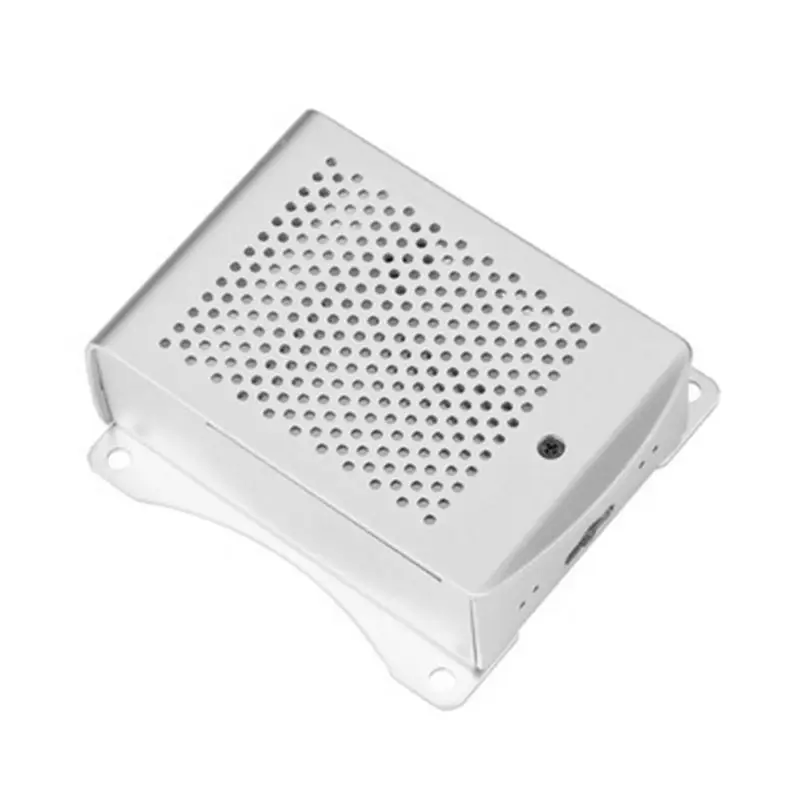 1 комплект корпус из алюминиевого сплава металлический корпус Корпус для Raspberry Pi 3/2/Модель B/B - Цвет: Серебристый