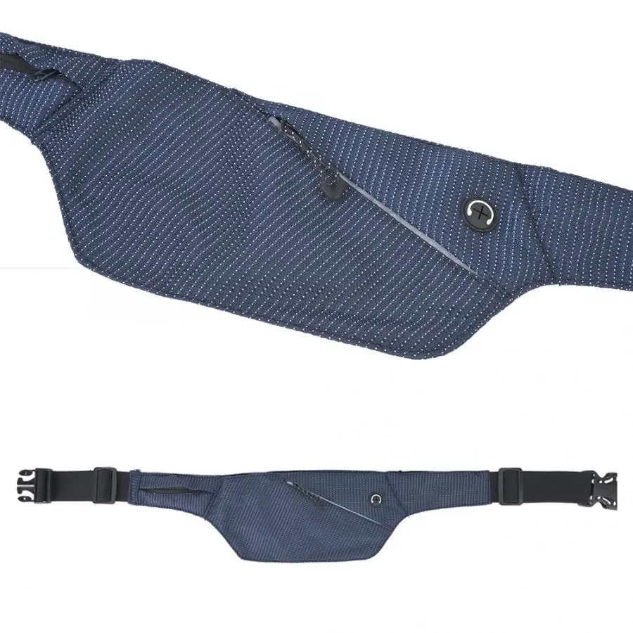 Waterproof Outdoors Sports Elastic Waist Bag Multi-Pocket Running Fitness Hiking Camping Travel Waist Pack For Running Accessory