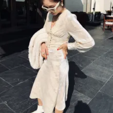 Шелковая бархатная Женская юбка со змеиным принтом