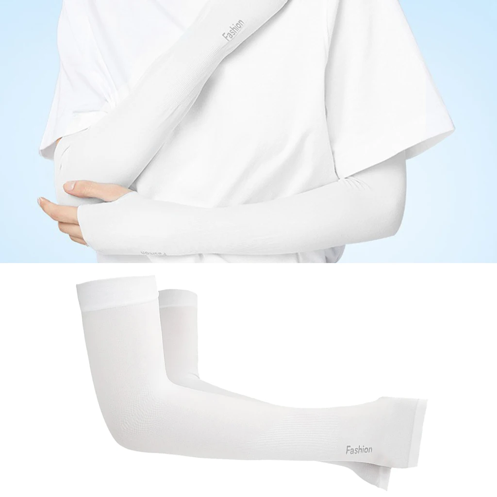 Seamless Cooling Arm Sleeves Summer Sun UV Cover Basketball Protection Cycling Running Fishing Climbing Driving Arm Cover Seamless Cooling Arm Sleeves Summer Sun UV Cover Basketball Protection Cycling Running Fishing Climbing Driving Arm Cover