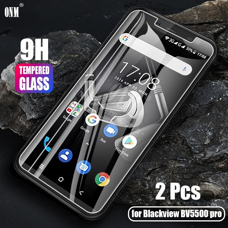 BV5500 PRO 2 шт закаленное стекло для BLACKVIEW Защитное экрана пленка|Защитные стёкла и