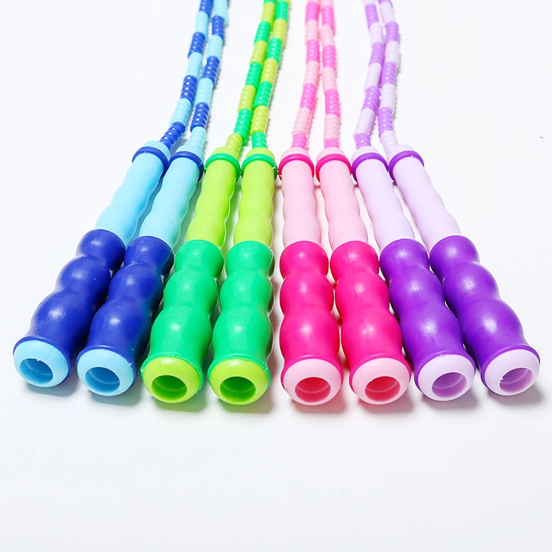 Hot Jump Rope Speeds Training Exercise Beaded Segmented Soft Sports Skipping Rope MVI-ing