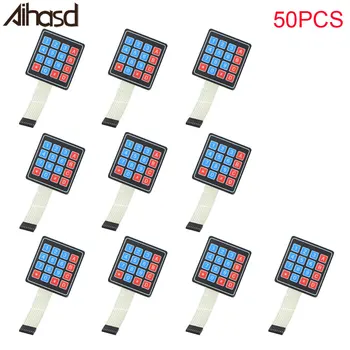 

50PCS/LOT 4 * 4 Matrix Keyboard 16 Key Membrane Switch Keypad For Arduino