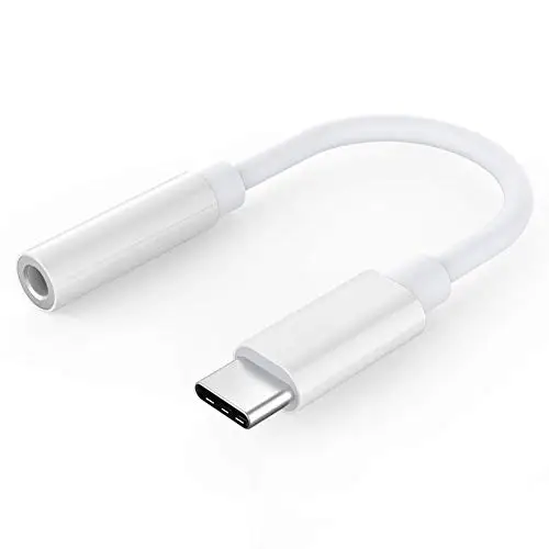 Адаптер зарядки type C аудио адаптер USB C до 3,5 мм гарнитура адаптер для htc U11 Google Pixel эфирные Ph-1 Motorola Z - Цвет: Белый