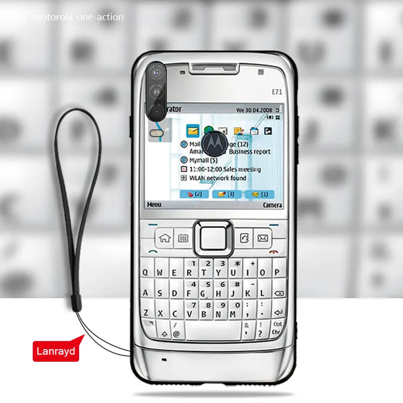 baishouji Чехол для Motorola One Action, ретро-камера, кассетные ленты, Мягкая силиконовая задняя крышка для Motorola One Action 6,3 ', чехол для телефона - Цвет: baishouji