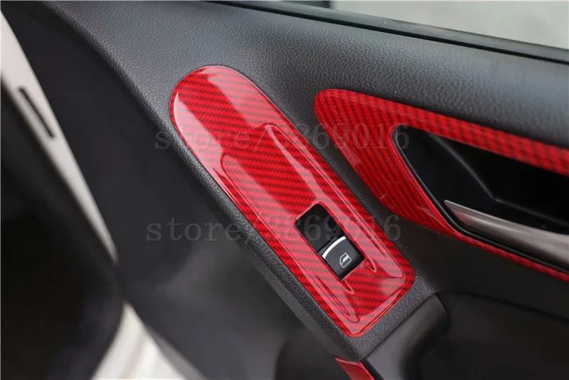 Для Volkswagen VW Golf 6 MK6 стеклоподъемник управление переключатель окна Декор декоративная накладка для панели подлокотника автомобиля аксессуары для укладки