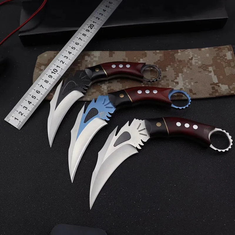 Нож с фиксированным лезвием серии Dragon Dracarys Karambits D2 нож коготь ножнами K