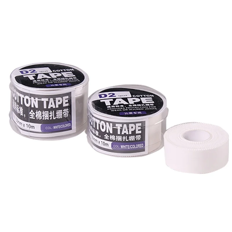 

Cotton Sports tape Athlete Protection and Wrapping Strapping taping Fix Leg Socks Wrist Band Zigzag Edge For Easy Tearing