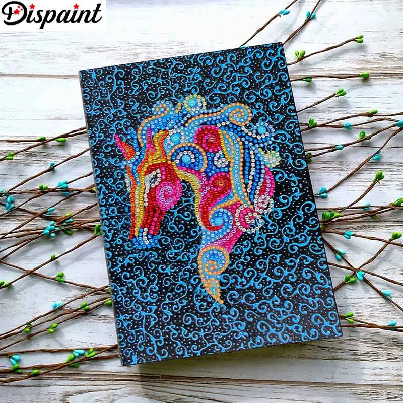 Dispaint A5 блокноты 5D DIY алмазная живопись специальная форма Дневник Книга Алмазная вышивка крестиком Стразы Декор подарок - Цвет: NB47