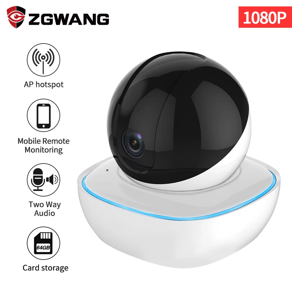 ZGWANG 1080P умная детская ip-камера наблюдения AP Wifi ночное видение домашняя охранная система 2PM видеокамера для наблюдения за домашними