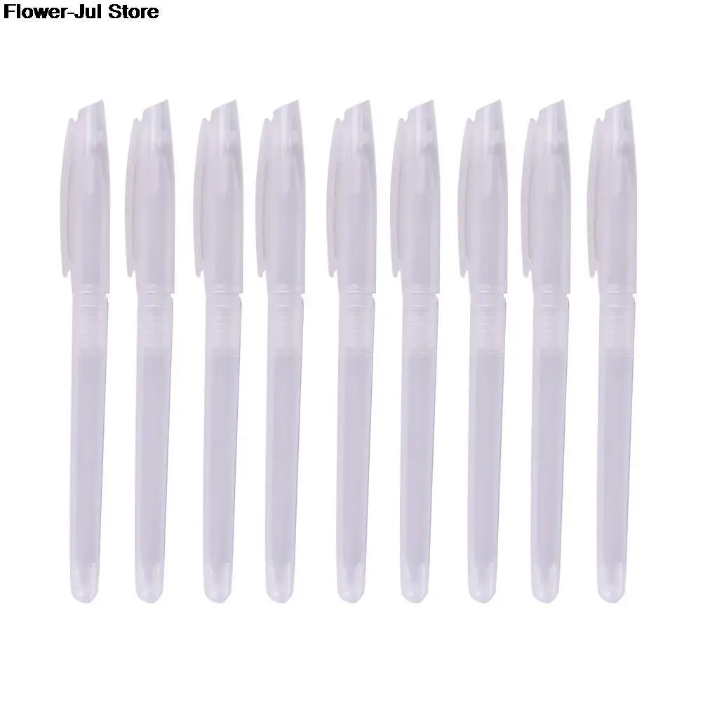 10 Pcs Transparent Pen Cover Gel Pen Shell Ballpoint Pen Shell Simple Styple Cheap Pen Shell