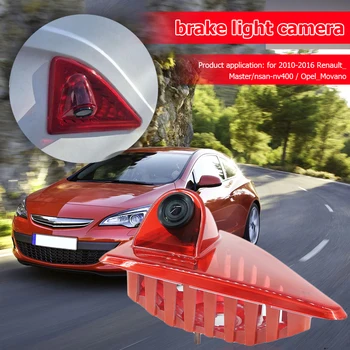 

Anti-interference Car Rear View Camera Shockproof Third Brake Light 7pcs LED Night Vision View Camera for Nissan NV400 2010-2016