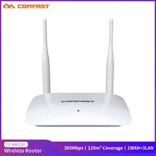 COMFAST CF-WR623N 300Mbps 2.4GHz Strong Signal coverage for 120 square metersWireless Home Router With 2*5dBi External Antennas