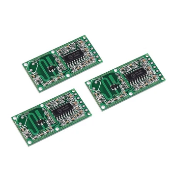 

Hot XD-5PCS RCWL-0516 Microwave Radar Sensor Smart Switch Module Human Body Induction Module 5-7M Detection Distance 4-28V 100mA