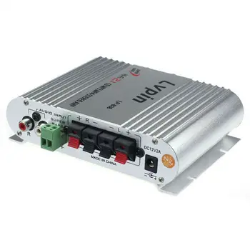 

20W Car Amplifier Hi-Fi 2.1 MP3 Radio Audio Stereo Bass Speaker Booster Player Lightweight For Motorbike Home No Power Plug