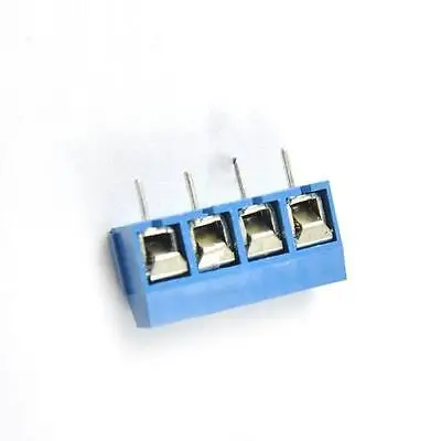 

5PCS KF301-4P 5.08mm 4-pin terminal block screw terminal connector electronics accessories compatible board tantalum capacitor