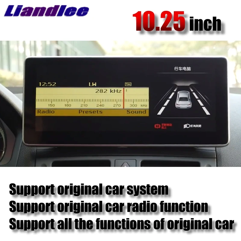 Автомобильный мультимедийный плеер Liandlee навигатор CarPlay для Mercedes Benz MB C Class W204 2011 2012