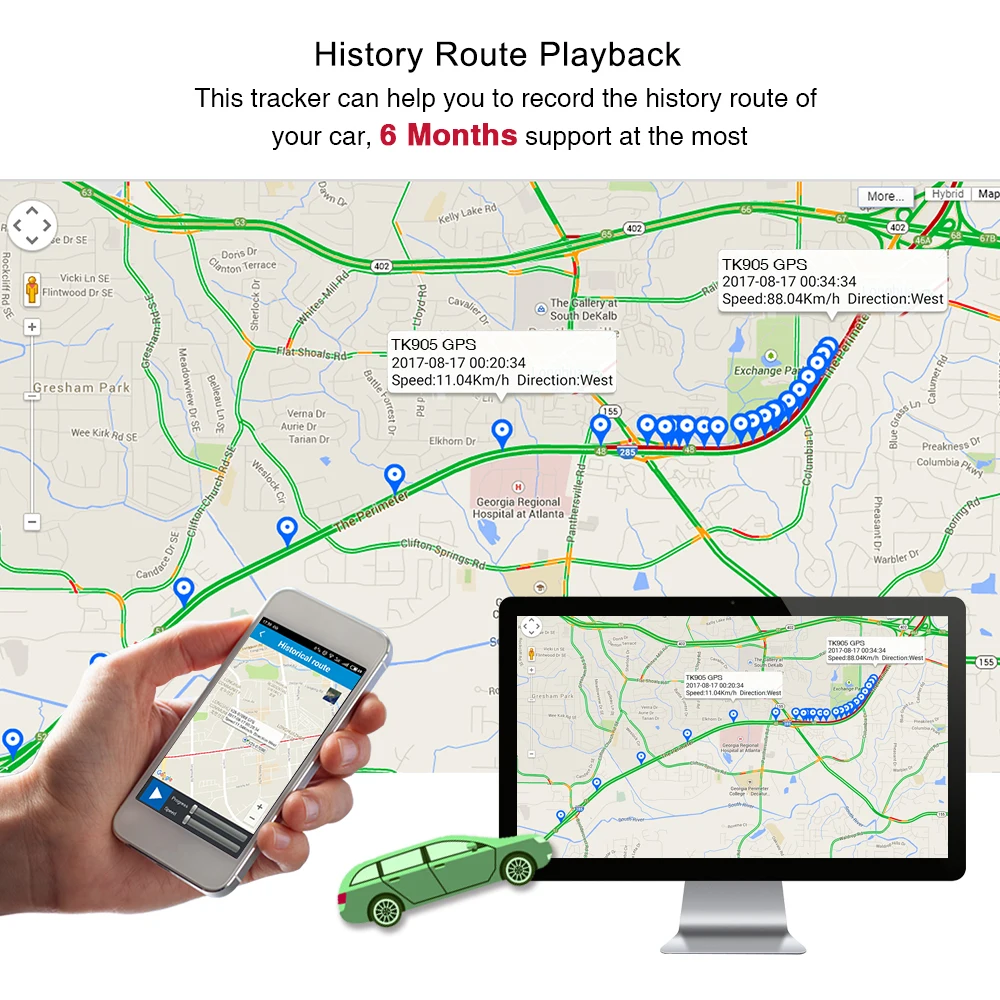 água traceur gps veículo rastreamento 2g ímã