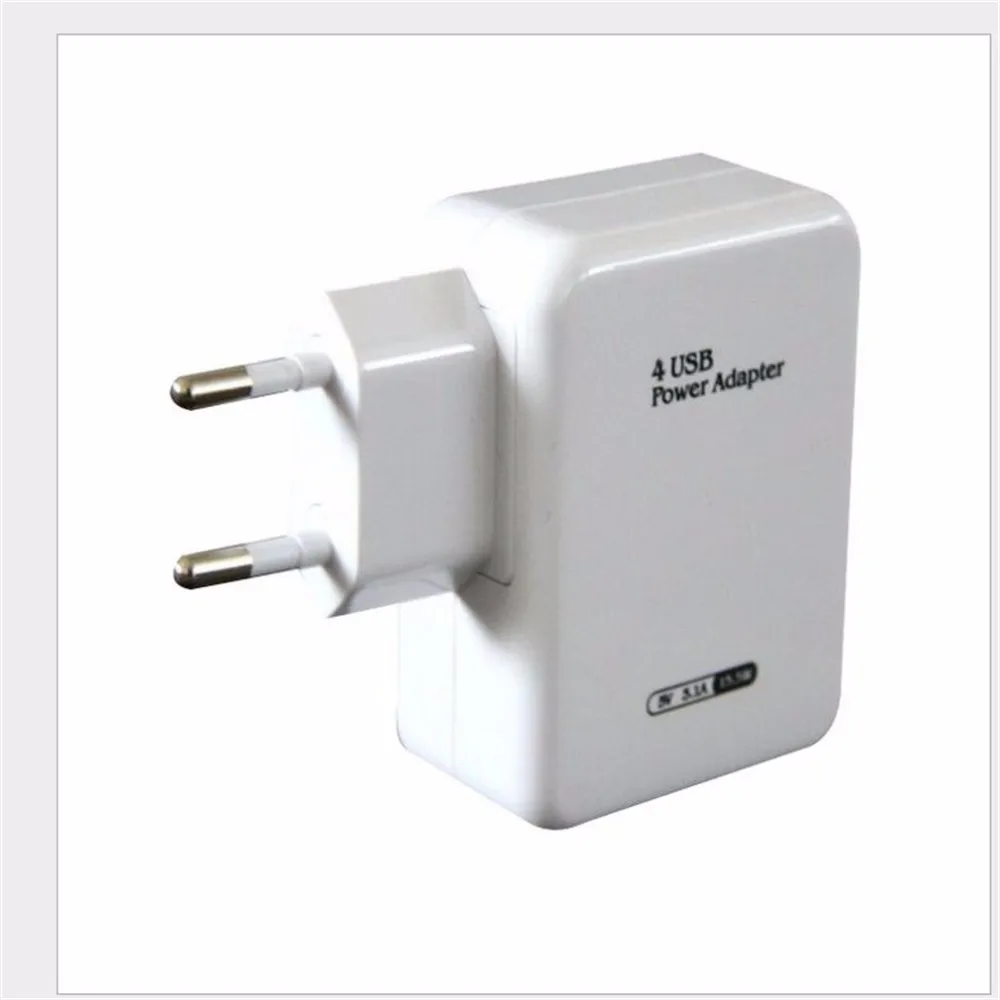 Горячий usb-хаб адаптер питания настенное домашнее зарядное устройство для телефона 4 порта