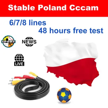 

Stable Poland Cccam Spain for 1 Year Cline Portugal Europe Servers CCcam Cline 6/7/8 lines for Satellite TV Receiver GTmedia