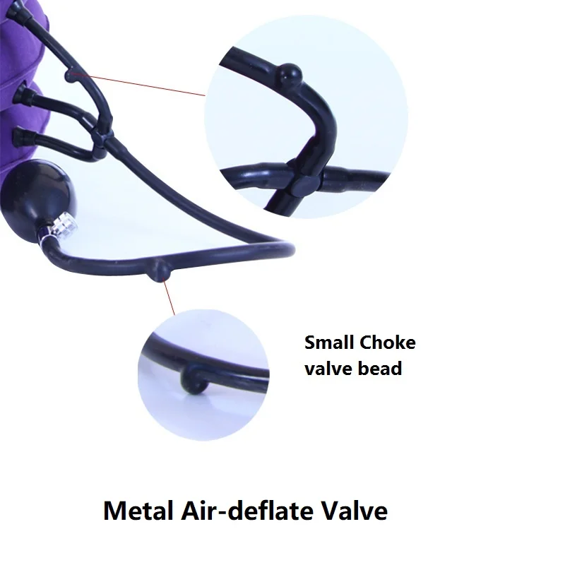Портативный надувная бытовой многоцветный 3-шланг втягивающее устройство для снятия шейной боли/Полный Круглый шеи шейки тяги устройства