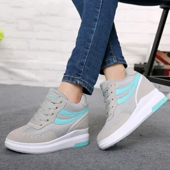 

2019 Shoes Women Sneakers Height Increasing Women Sport Shoes Woman Ladies Shoes Zapatillas Deportivas Mujer Running YC-331