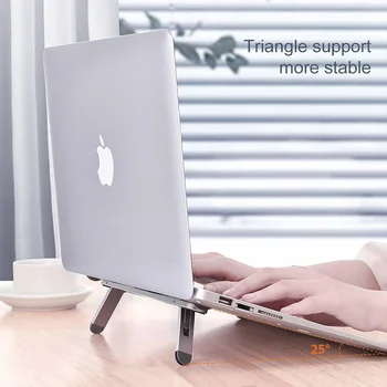 

Portable Laptop Holder Adjustable Stand Foldable Notebook Stand Holder Computer Cooling Bracket for Macbook Pro Air