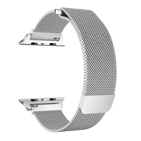 10 шт. Миланский Браслет ремешок для Apple Watch серии 1 2 3 4 38 мм/40 мм 42 мм/44 мм ремешок петля для Apple Watch - Цвет: Серебристый