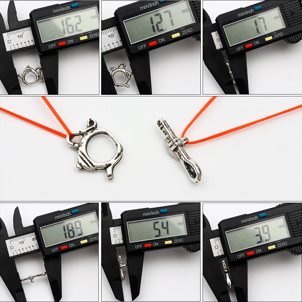 18 Arten gemischter Antik-Silber-Metallarmband-Verbindungs-Haken-OT-Verschlüsse für die Schmuckherstellung, DIY-Zubehör, Großhandelslieferung – Detail 6