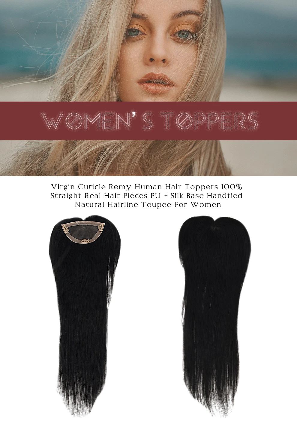 High Quality Apliques e perucas