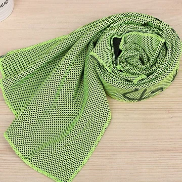 Green 1 шт., охлаждающее полотенце для спортивной безопасности, аксессуары для спортивной одежды, полотенца, подходящие для занятий спортом на открытом воздухе, тренажерного зала, фитнеса, йоги, путешествий - Цвет: Green