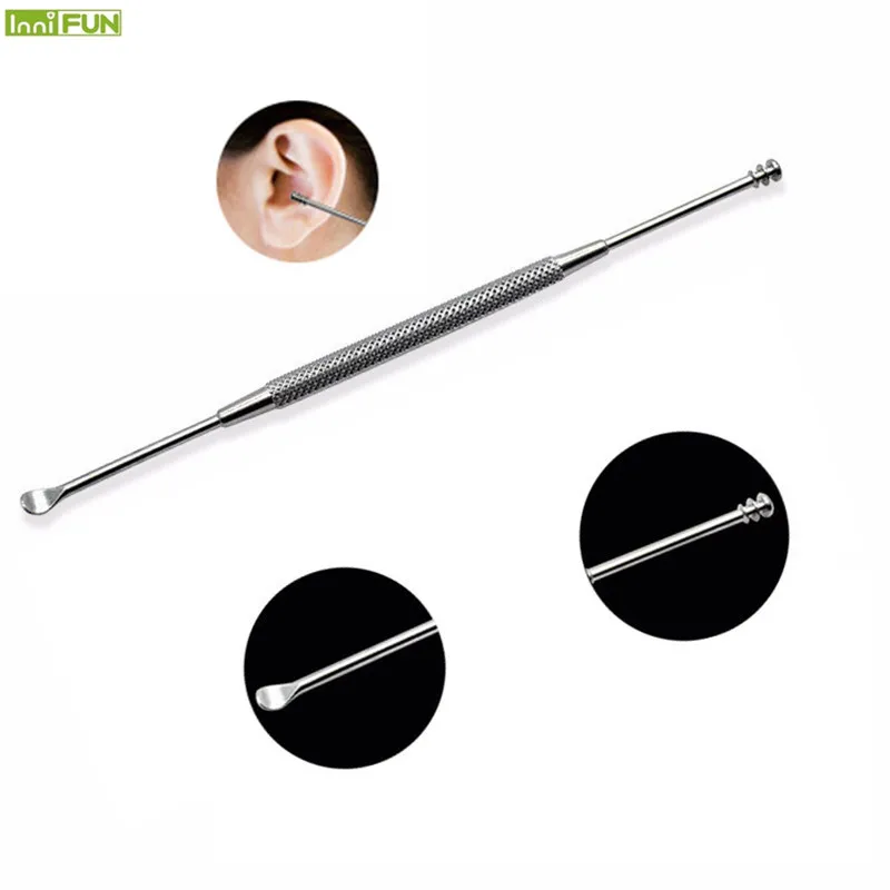 

3Pcs Stainless Steel Earwax Cleaner Portable Smart Ear Wax Removal Tools Wonder Soft Earpick Ear Care Cleaner