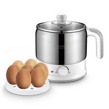 220 В многофункциональная электрокастрюля из нержавеющей стали лайнер рисоварка машина Мини плита для готовки с паром яиц сковорода