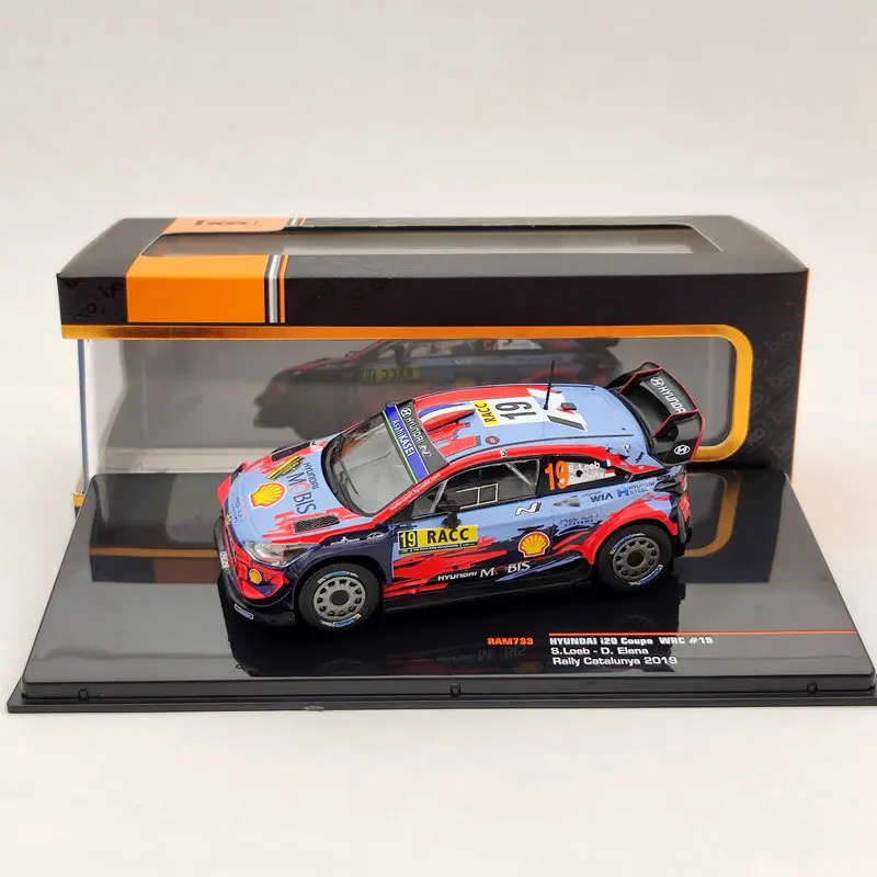 

IXO 1:43 For H~DAI i20 Coupe WRC #19 S.Loeb -D. Elena Rallye Catalunya 2019 RAM733 Diecast Model Car Limited Edition Collection