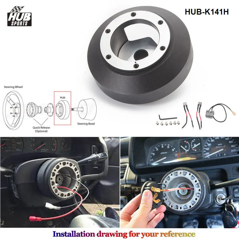 Короткий адаптер руля для Nissan 350z/370z Infiniti 35G/37G HUB K141H|Рулевые колеса и ступицы