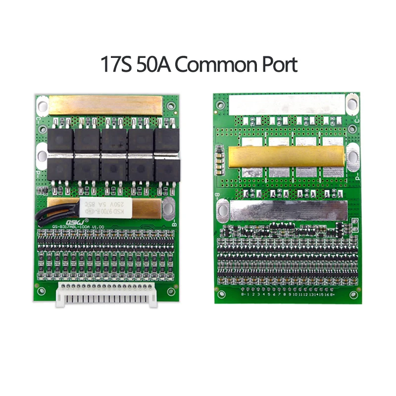 6S до 17S 50A 3,2 V 3,7 V BMS 18650 Ternary полимерный литиевый аккумулятор 10S 13S 16S Lifepo4 BMS Lipo балансировочная плата защиты